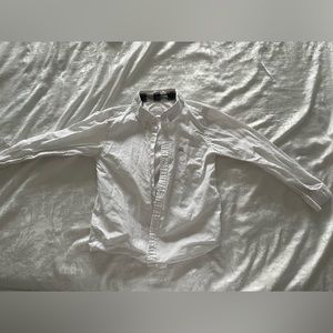 Kids Burberry shirt, white color, size 6Y